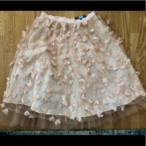 Blush tutu like skirt from Anthropologie